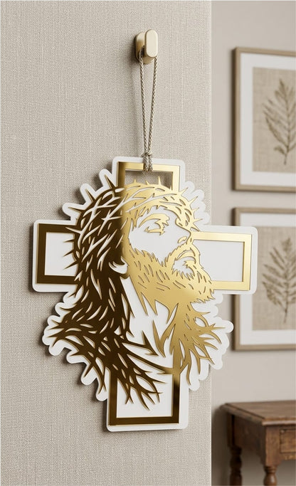 Jesus Face Hanging Decor for car & Home Acrylic 4mm