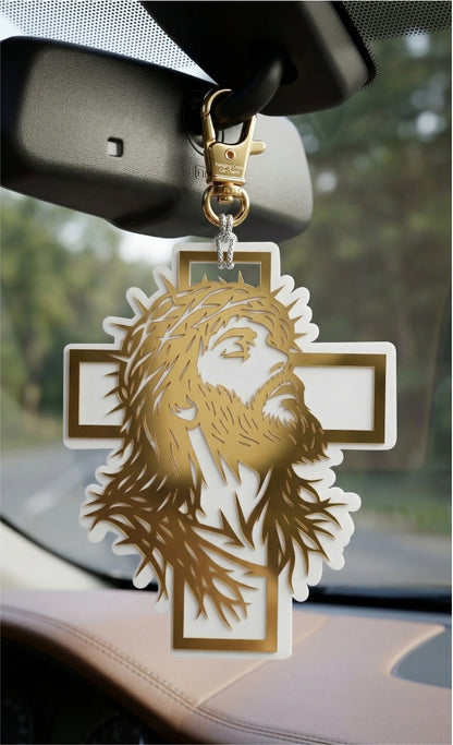 Jesus Face Hanging Decor for car & Home Acrylic 4mm