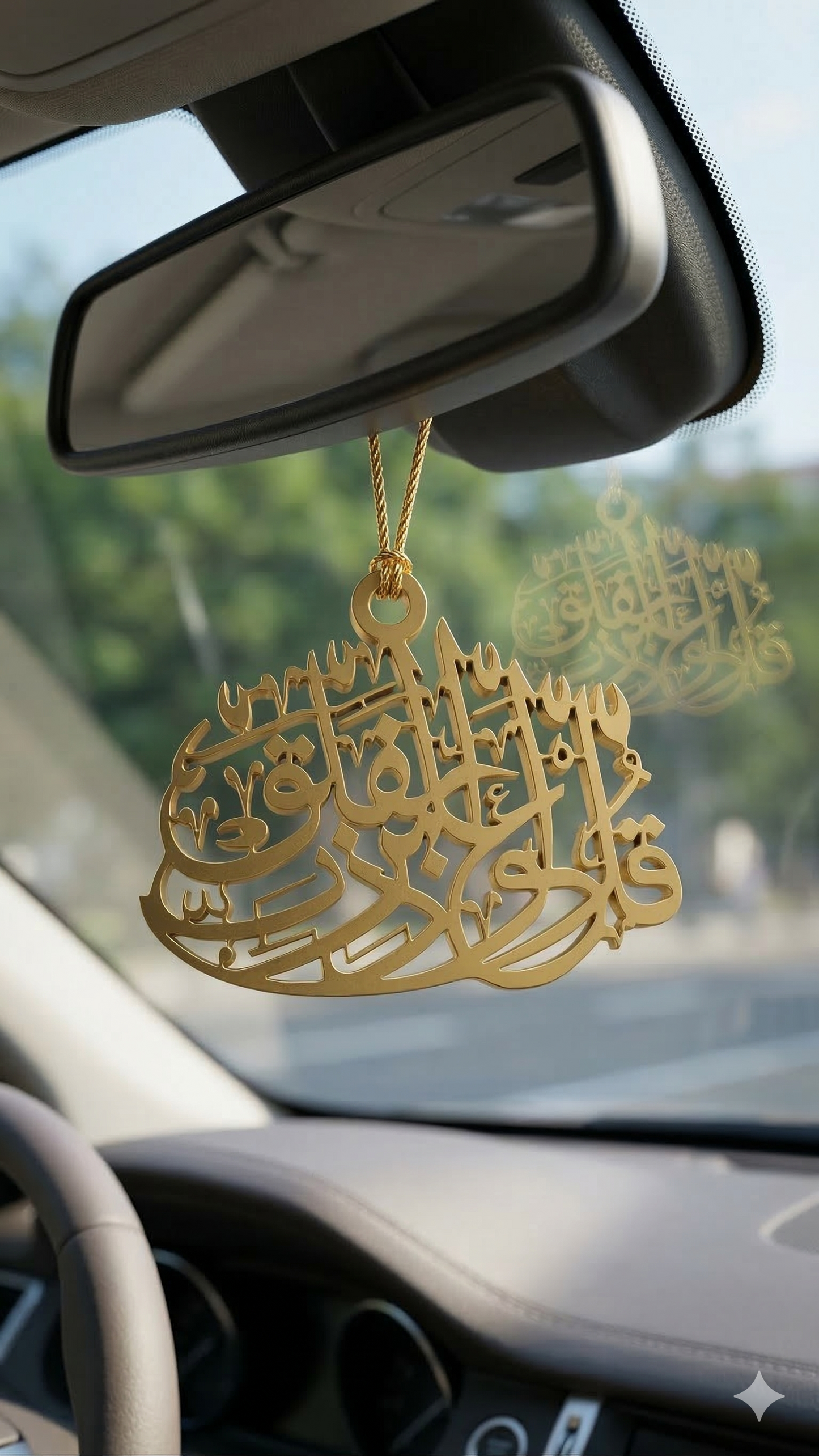 Hanging Acrylic decorative Islamic Art (Kul)